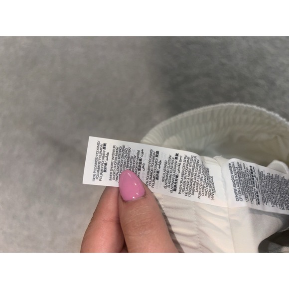 SWEATY BETTY‎ BRODERIE ANGLAISE SHORTS WOMENS Lily White L 10 RUNNING NWT EYELIT - Picture 8 of 15